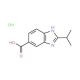 2-Isopropyl-1H-benzoimidazole-5-carboxylic acid hydrochloride - chemical structure image