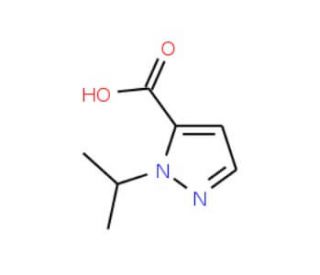 2-Isopropyl-2H-pyrazole-3-carboxylic acid - chemical structure image