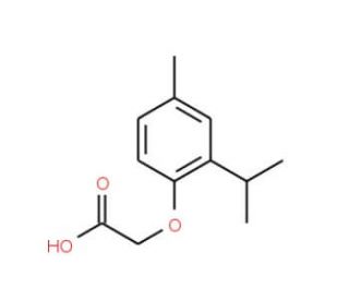 (2-Isopropyl-4-methylphenoxy)acetic acid - chemical structure image