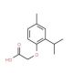 (2-Isopropyl-4-methylphenoxy)acetic acid - chemical structure image