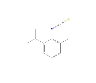 2-Isopropyl-6-methylphenyl isothiocyanate (CAS 306935-86-4) - chemical structure image