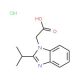 (2-Isopropyl-benzoimidazol-1-yl)-acetic acid hydrochloride - chemical structure image
