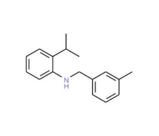 2-Isopropyl-N-(3-methylbenzyl)aniline - chemical structure image