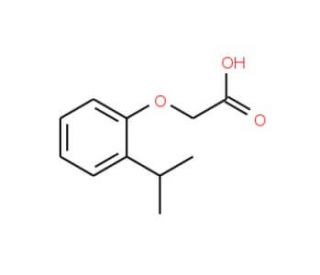 (2-Isopropyl-phenoxy)-acetic acid (CAS 25141-58-6) - chemical structure image