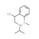 2-Isopropylamino-1-(2-methoxyphenyl)ethanol (CAS 23299-28-7) - chemical structure image