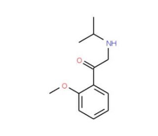 2-Isopropylamino-2&prime;-methoxyacetophenone - chemical structure image