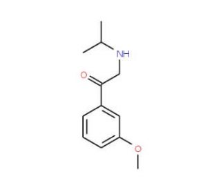 2-Isopropylamino-3&prime;-methoxyacetophenone (CAS 857724-35-7) - chemical structure image