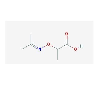 2-(Isopropylideneaminooxy)propionic acid (CAS 5001-36-5) - chemical structure image