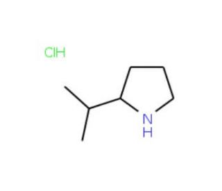 2-Isopropylpyrrolidine hydrochloride (CAS 540526-01-0) - chemical structure image