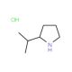 2-Isopropylpyrrolidine hydrochloride (CAS 540526-01-0) - chemical structure image