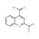 2-isopropylquinoline-4-carboxylic acid (CAS 306749-60-0) - chemical structure image