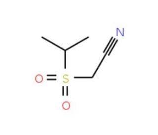 2-(Isopropylsulphonyl)acetonitrile (CAS 120069-21-8) - chemical structure image