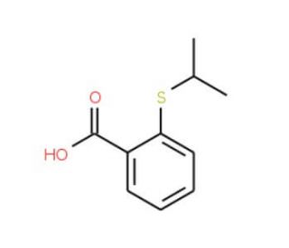 2-(Isopropylthio)benzoic acid - chemical structure image
