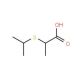 2-(isopropylthio)propanoic acid - chemical structure image