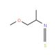 2-Isothiocyanato-1-methoxy-propane (CAS 362601-74-9) - chemical structure image