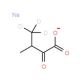 2-Keto-3-(methyl-d3)-butyric acid-4-13C sodium salt - chemical structure image