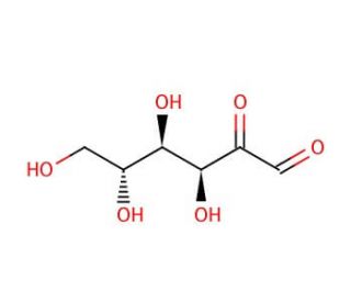 2-Keto-D-Glucose (CAS 1854-25-7) - chemical structure image