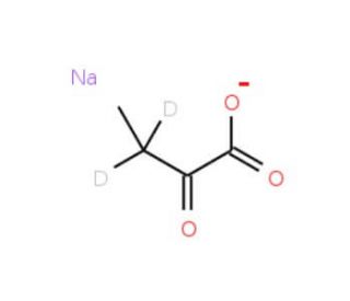 2-Ketobutyric acid-4-13C,3,3-d2 sodium salt - chemical structure image