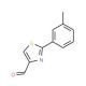 2-m-Tolyl-thiazole-4-carbaldehyde (CAS 92422-79-2) - chemical structure image