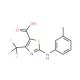 2-m-Tolylamino-4-trifluoromethyl-thiazole-5-carboxylic acid - chemical structure image