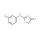 2-m-Tolylamino-thiazol-4-one (CAS 27052-16-0) - chemical structure image