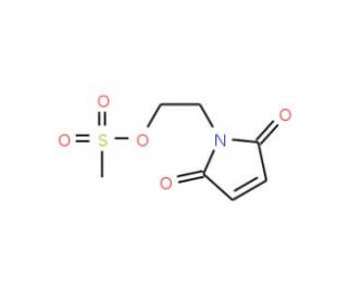 2-Maleimidoethyl mesylate (CAS 155863-36-8) - chemical structure image