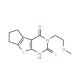2-mercapto-3-(2-methoxyethyl)-3,5,6,7-tetrahydro-4H-cyclopenta[4,5]thieno[2,3-d]pyrimidin-4-one - chemical structure image