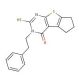 2-mercapto-3-(2-phenylethyl)-3,5,6,7-tetrahydro-4H-cyclopenta[4,5]thieno[2,3-d]pyrimidin-4-one - chemical structure image