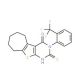 2-Mercapto-3-(2-trifluoromethyl-phenyl)-3,5,6,7,8,9-hexahydro-10-thia-1,3-diaza-benzo[a]azulen-4-one - chemical structure ima