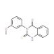 2-Mercapto-3-(3-methoxy-phenyl)-3H-quinazolin-4-one (CAS 56671-19-3) - chemical structure image