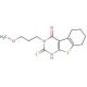 2-Mercapto-3-(3-methoxy-propyl)-5,6,7,8-tetrahydro-3H-benzo[4,5]thieno[2,3-d]pyrimidin-4-one - chemical structure image