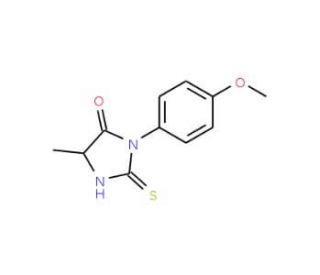 2-mercapto-3-(4-methoxyphenyl)-5-methyl-3,5-dihydro-4H-imidazol-4-one - chemical structure image