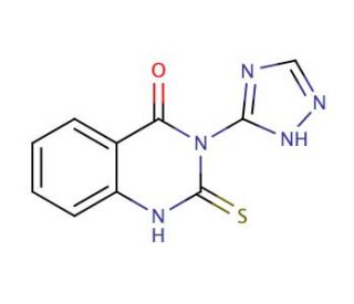 2-mercapto-3-(4H-1,2,4-triazol-3-yl)quinazolin-4(3H)-one - chemical structure image