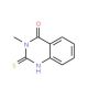 2-Mercapto-3-methyl-3H-quinazolin-4-one (CAS 1705-09-5) - chemical structure image