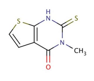 2-Mercapto-3-methyl-3H-thieno[2,3-d]pyrimidin-4-one - chemical structure image