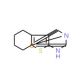 2-Mercapto-3-methyl-5,6,7,8-tetrahydro-3H-benzo[4,5]thieno[2,3-d]pyrimidin-4-one (CAS 38201-61-5) - chemical structure image