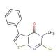 2-Mercapto-3-methyl-5-phenyl-3H-thieno[2,3-d]pyrimidin-4-one (CAS 132605-23-3) - chemical structure image