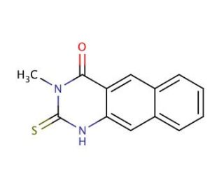 2-mercapto-3-methylbenzo[g]quinazolin-4(3H)-one - chemical structure image