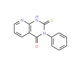 2-mercapto-3-phenylpyrido[2,3-d]pyrimidin-4(3H)-one (CAS 14133-23-4) - chemical structure image