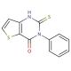 2-mercapto-3-phenylthieno[3,2-d]pyrimidin-4(3H)-one - chemical structure image