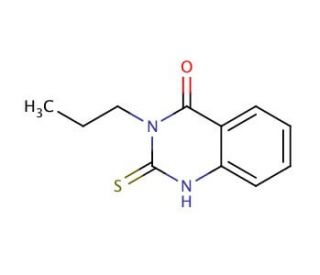 2-Mercapto-3-propyl-3H-quinazolin-4-one - chemical structure image