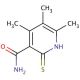 2-mercapto-4,5,6-trimethylnicotinamide - chemical structure image