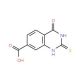 2-mercapto-4-oxo-3,4-dihydroquinazoline-7-carboxylic acid (CAS 422277-16-5) - chemical structure image
