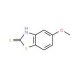 2-Mercapto-5-methoxybenzothiazole (CAS 55690-60-3) - chemical structure image