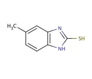 2-Mercapto-5-methylbenzimidazole (CAS 27231-36-3) - chemical structure image