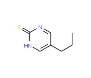 2-Mercapto-5-n-propylpyrimidine (CAS 52767-84-7) - chemical structure image