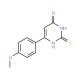 2-Mercapto-6-(4-methoxyphenyl)pyrimidin-4(3H)-one - chemical structure image