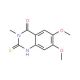 2-Mercapto-6,7-dimethoxy-3-methylquinazolin-4(3H)-one - chemical structure image