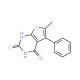 2-mercapto-6-methyl-5-phenylthieno[2,3-d]pyrimidin-4(3H)-one - chemical structure image
