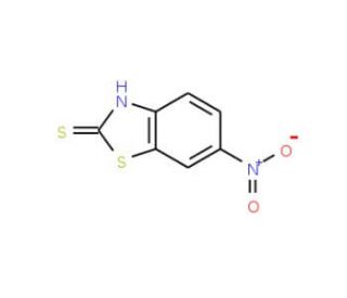 2-Mercapto-6-nitrobenzothiazole (CAS 4845-58-3) - chemical structure image